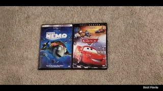 Finding Nemo 2003 DVD and Cars 2006 DVD 5-4-24