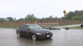 Heavy rain causes flooding on Northwest Side