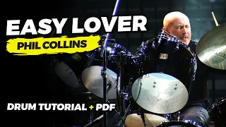 Easy Lover | Drum Tutorial + PDF - (P.Bailey - Phil Collins)