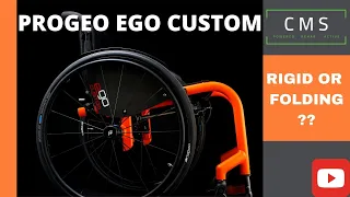 PROGEO EGO CUSTOM - A RIGID WHEELCHAIR THAT FOLDS...??