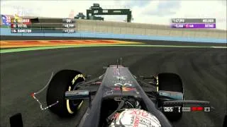 F1 2011 Vettel vs Button + Final Crash 1080P HD