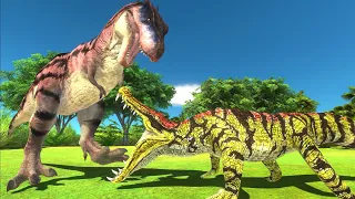 The journey of ﻿Kaprosuchus & Tarbosaurus! - Animal Revolt Battle Simulator