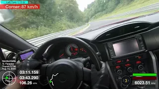 Toyota GT86 - Nürburgring Nordschleife - 8:20BTG, 8:52 ‘full lap’