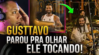 Veja O Q o novo Baterista de GUSTTAVO LIMA fez na LIVE