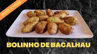 Bolinho de bacalhau para congelar - Receita de bolinho de bacalhau português