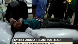 Syrian crisis: Air raids on rebel-held areas kill over 200 civilians