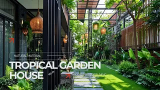 Hidden Paradise, Tropical Modern Garden House in the City Center