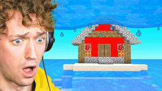 I FLOODED SLOGO'S Minecraft ISLAND! (Troll)