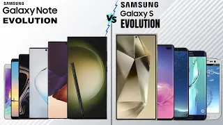 Samsung Galaxy S Series Evolution vs Samsung Galaxy Note Series Evolution