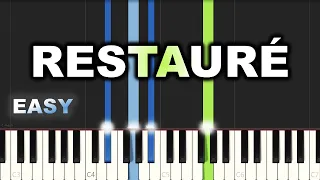 Deborah Lukalu - Restauré | EASY PIANO TUTORIAL BY Extreme Midi