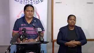 Fijian Director for NDMO holds a press conference on TC Yasa (16/12/20)