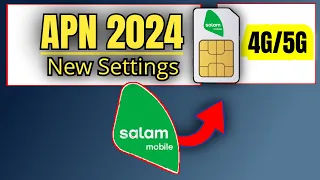 Salam Network Settings 4G to 5G || Salam mobile internet Setting