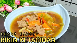 RESEP ASEM-ASEM DAGING SAPI ENAK SEGAR BANGET BUMBUNYA SIMPLE CUKUP DI IRIS BIKIN SUAMI KETAGIHAN