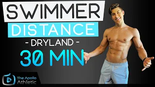 Endurance Workout For Distance Swimmers | No Equipment Dryland