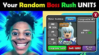 POV: Your Random Boss Rush LUCK💀 (AQUA edition) | All Star Tower Defense (ASTD)