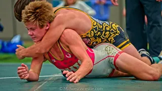 132 – Cooper Rathburn {G} of Pursuit Wrestling OH vs. Paul Ishikawa {R} of IL CornStars Gold