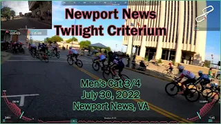 2022 Newport News Twilight Criterium Cat 3/4