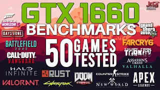 GTX 1660 tested in 50 games | 1080p benchmarks