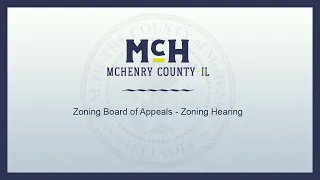 Zoning Board of Appeals - Zoning Hearing, 3-20-24