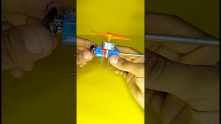 Make Diy mini helicopter with dc motor #diy  #shorts