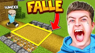 Ich PRANKE LUMEXX mit VERBOTENEN FALLEN... 🤣 (Minecraft)