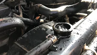 Simple test to check head gasket leak on Nissan Navara D40