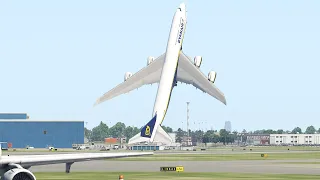 Giant Boeing 747 Vertical Take Off | Xplane 11 Sim