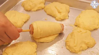 (Clean Oil) Homemade Korean Hot Dog with 4 Kinds of Cheese & Sausage
