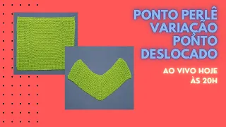 Tricô à Máquina | Ponto Perlê - Variação Ponto Deslocado