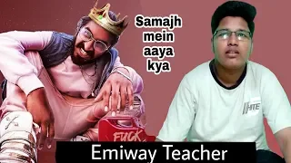 Emiway Bantai Songs Reaction | SAMAJH MEIN AAYA KYA ? | Emiway Vs Raftaar