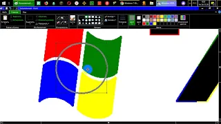 Windows 7 IDimm Edition logo MS Paint