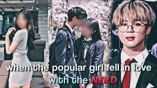 When the popular girl fell in love with the nerd. Oneshot [Jimin FF]