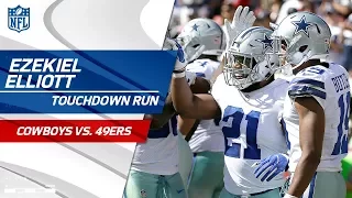 San Fran Fumbles Punt Leading to Ezekiel Elliott's Big TD Blast! | Cowboys vs. 49ers | NFL Wk 7