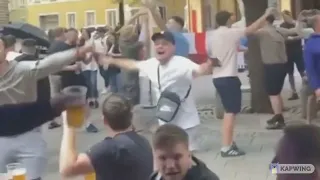 7 England Fans Arrested by German Police Before Match For Singing 10 German Bombers in Munich