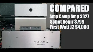 COMPARISON TEST: Nelson Pass Amp Camp Amp (kit), Schiit Aegir, First Watt J2 and...