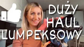 DUŻY HAUL LUMPEKSOWY | GUESS ASOS I INNE PEREŁKI Z SECOND HAND #LUMPEKS