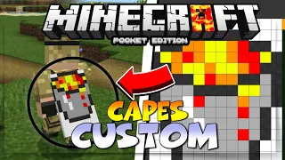 MCPE 1.16 CUSTOM CAPES - HOW TO GET CUSTOM CAPES IN MINECRAFT PE 1.16 - MCPE CUSTOM CAPES ON SKIN