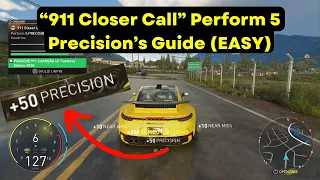 The Crew Motorfest: "911 Closer Call"- Get 5 Precision Above 62MPH Challenge Guide (EASY)