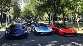 Holy Trinity in Mexico | LaFerrari Aperta, McLaren P1 & Porsche 918 Spyder