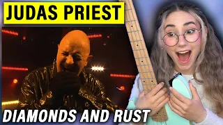 Judas Priest - Diamonds and Rust Epitaph - Official Live | Singer Bassist Musician Reacts