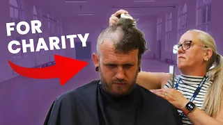 Mr Wilson Shaves His Head for Great Ormond Street