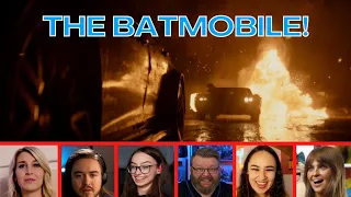 Reactors Reaction to BATMAN Chasing Penguin in the BATMOBILE  | THE BATMAN