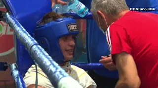 Чемпионат Украины🥊 молодь Харьков 2021 Ражба Матвей ХРК-Сирокуров Николай ДОН 80кг