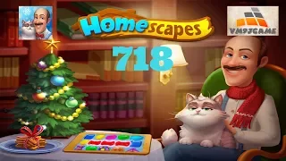 HOMESCAPES Gameplay - Level 718 (iOS, Android)