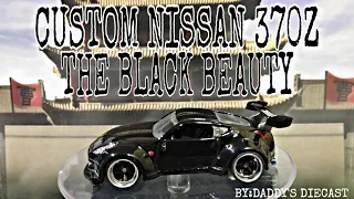 CUSTOM HOT WHEELS NISSAN 370Z BLACK BEAUTY