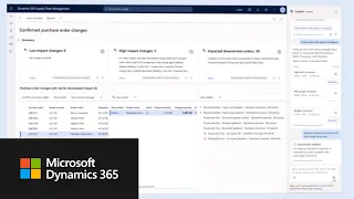 New Microsoft Copilot capabilities in Dynamics 365 Supply Chain Management