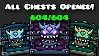 ALL GEOMETRY DASH 2.2 CHESTS OPENED!