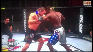 UFC Undisputed Title Mode Expert Level Classic Fight Jon Jones Fight One VS Wilson Gouveia