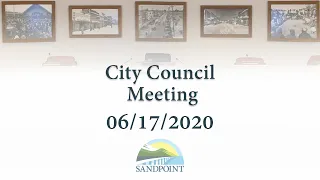 City of Sandpoint | City Council Meeting | 06/17/2020