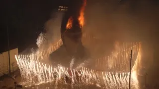 Spain's Valencia celebrates the Las Fallas festival with the traditional burning of statues